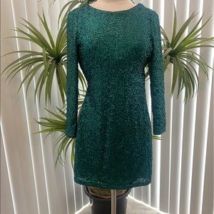 Divided H&M Turquoise Sequin Dress